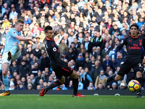 שניות ספורות אחרי שצ`ך הודף בעיטה מסוכנת של דה בריינה, הבלגי לוקח את הכדור בצד שמאל של הרחבה ובועט במדויק לפינה הרחוקה, הפעם השוער לא יכול להושיע. הצדק נעשה, סיטי עולה כאן ליתרון שבהחלט מגיע לה