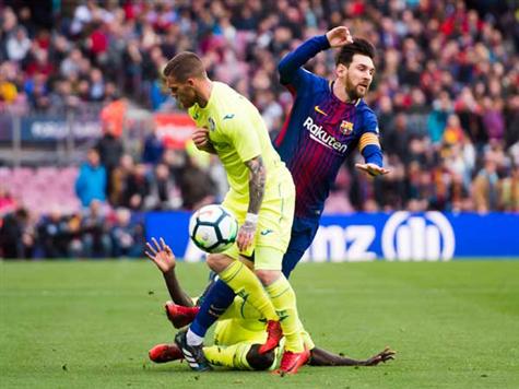 בארסה לא נכנסה טוב למשחק (Getty)