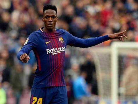 מינה איבד את הכדור, חטאפה יצאה להתקפה מתפרצת, אנחל חיפש את אנדיאיי שהיה פנוי בצד השני, אבל בוסקטס שלח רגל וטר שטגן הרחיק (Getty).