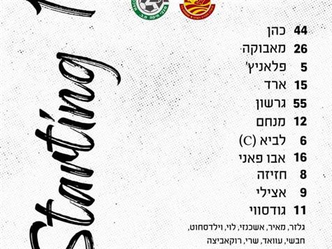 <STRONG>ה-11 של ברק בכר להערב! כפי שדווח: רמי גרשון יתפוס את מקומו של שרי בהרכב הירוקים, שיעברו למערך של שלושה בלמים. דוניו יעלה במקומו של ניקיטה רוקאביצה</STRONG>