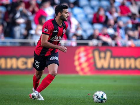 עלי כיאל. בלם חיפה התחיל לראות את האורחת מתקרבת לשערו (מאור אלקסלסי)