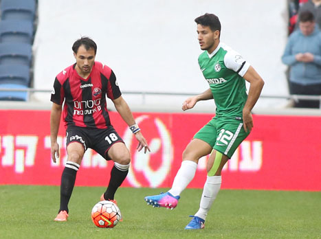 הירוקים שולטים, אבל דווקא הפועל חיפה הייתה קרובה יותר לכבוש (יוסי שקל)