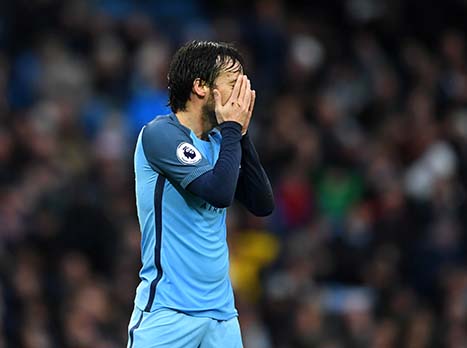 <STRONG>סיבה מספיק טובה לסילבה כדי לתפוס את הראש (Getty)</STRONG>