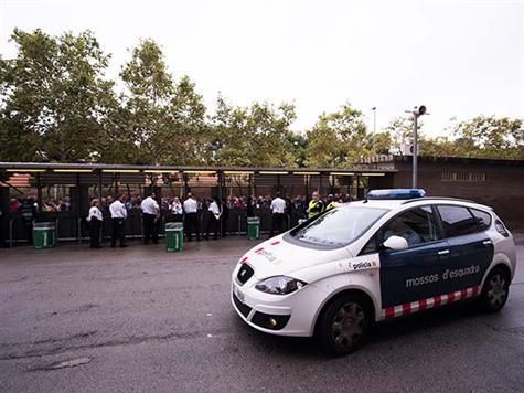 אבטחה כבדה ברחובות העיר (getty)