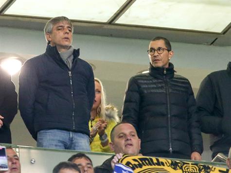 טביב ואוחנה משקיפים בדאגה (דני מרון)