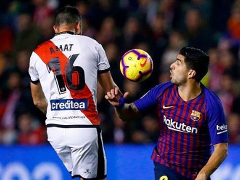 מחצית: 1:1 בין ראיו לברצלונה. נשוב ונעדכן במחצית השניה! (GETTY/BENJAMIN CREMEL)