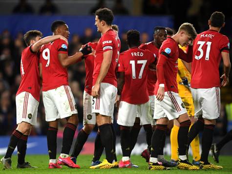 <STRONG>סיום המחצית הראשונה בסטמפורד ברידג`. למרות פתיחה טובה יותר של צ`לסי, מנצ`סטר יונייטד ירדה להפסקה ביתרון 0:1. (Getty)</STRONG>