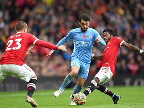 כרגע, נראה שסיטי משייטת לניצחון. יונייטד פשוט לא ברמה שלה (עד כמה שמוזר להגיד את זה) (getty)