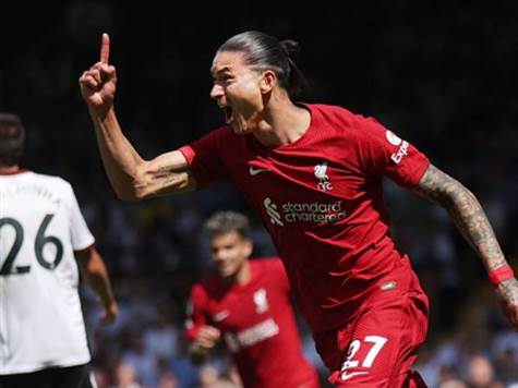 שוויון של ליברפול: דרווין נונייס מבקיע עם העקב אחרי בישול של סלאח