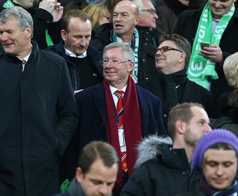 גם אלכס פרגוסון הגיע לגרמניה (Getty)