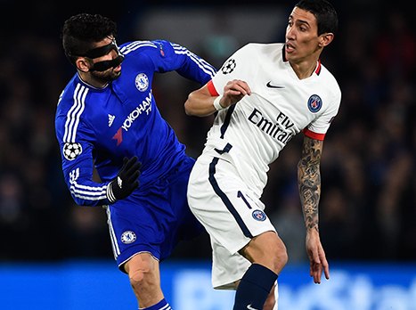 אנחל די מריה ודייגו קוסטה ברגע רומנטי (gettyimages)