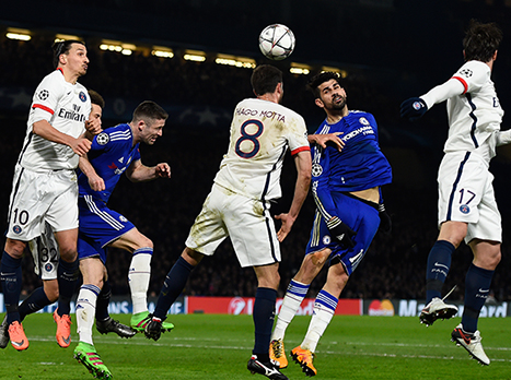 <BR>דייגו קוסטה הבקיע בחמשת המשחקים האחרונים שלו בסטמפורד ברידג`, הרצף הארוך ביותר בהיסטוריה של צ`לסי.