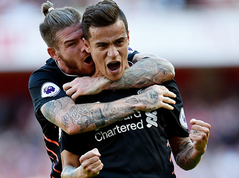 נתנאל קליין עם רוחב נהדר לקוטיניו, והברזילאי מתוך הרחבה בעט טיל שטוח ולא השאיר לצ`ך סיכוי.