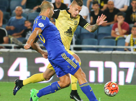 בן חיים מול הייסטר. קצב טוב בדקות הראשונות (צילום: דני מרון)