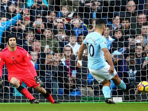 0:2 לסיטי! הפנדל של אגוארו הולך לקורה ופנימה