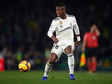 ויניסיוס ממשיך להפגין יכולת גבוהה בשליטה על הכדור. כעת הוא מתאושש ממכה בקרסול. (getty, Aitor Alcalde)