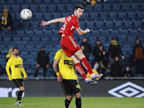 מתקרבים לתוספת הזמן בטדי - האם הפועל ת``א תצליח להשוות? (צילום: קובי אליהו)