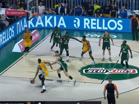 <STRONG>בראון עם 6 אסיסטים ברבע הראשון. צפו בו מאתר את כהן לסל קל >></STRONG>