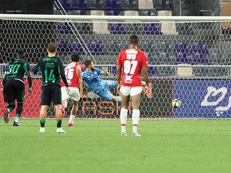 כובש השער מסיים את חלקו במשחק (אלן שיבר)