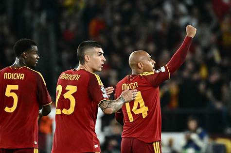 מאלן השלים צמד ענק, רומא עלתה ל-1:3! (GETTY)