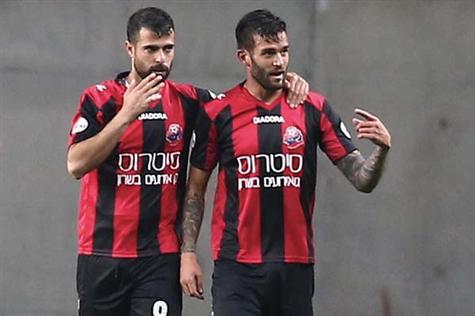 ממן הלוהט חוגג שיוויון יקר להפועל חיפה (צילום: אלן שיבר)