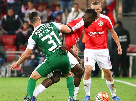 <U>וזאת המחצית הראשונה במספרים:</U><BR><STRONG>הפועל באר שבע</STRONG> החזיקה בכדור 64% מן הזמן ובעטה 11 פעמים לשער (5 למסגרת) <BR><STRONG>מכבי חיפה</STRONG> איימה רק פעמיים (0 למסגרת)<BR>קרנות: 1:5 לאדומים