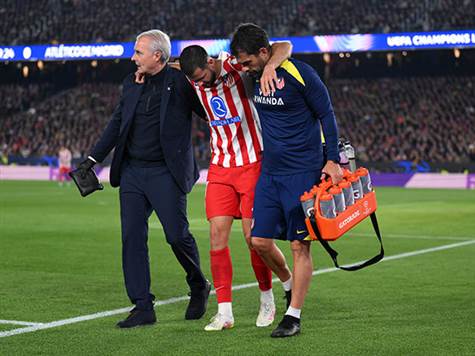 חילוף כפוי באתלטיקו.&nbsp;(David Ramos/Getty Images)