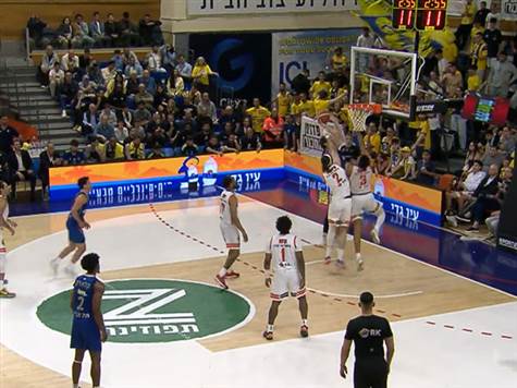 סורקין משווה ל-34:34 עם סל ועבירה