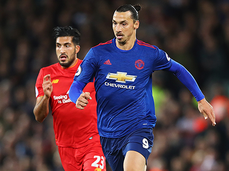 התקשה באנפילד בפתיחה. זלאטן (Getty)