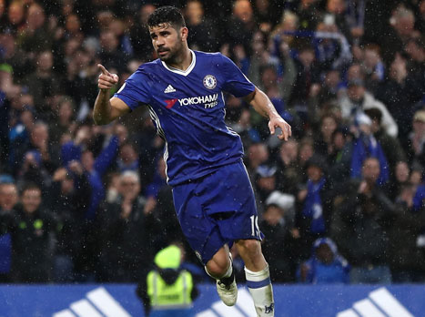 דייגו קוסטה מבקיע ב-54% מהופעותיו בפרמיירליג. המאזן הטוב ביותר לשחקן שערך לפחות 20 הופעות בליגה