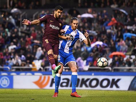 סוארס בישל, אבל אין ספק שהוא רוצה גם לכבוש (getty)
