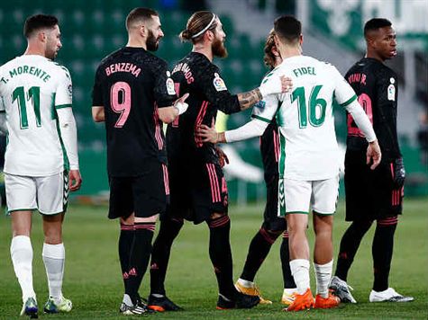 ריאל מגיעה אחרי התיקו מול אלצ`ה וללא סרחיו ראמוס הפצוע (getty)