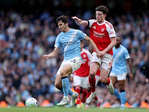 <p>פתיחת המחצית השנייה, בדיוק כמו פתיחת המשחק, שייכת לסיטי</p><p>(Photo by Michael Regan/Getty Images)</p>