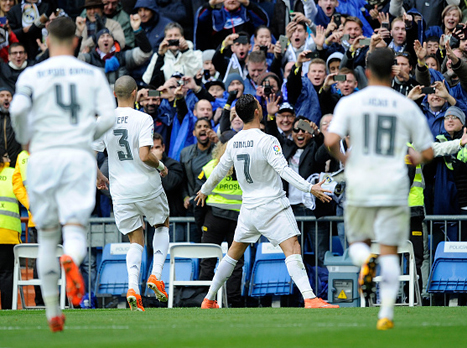 איזו הצגה. רונאלדו בטירוף (getty)