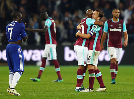 ווסטהאם ניצחה בשני המפגשים הביתיים האחרונים נגד צ`לסי בתוצאה 1:2. זה קרה במסגרת הליגה והגביע