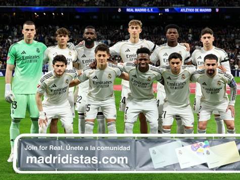 שחקני המארחת ריאל מדריד בפתיחה (Getty)