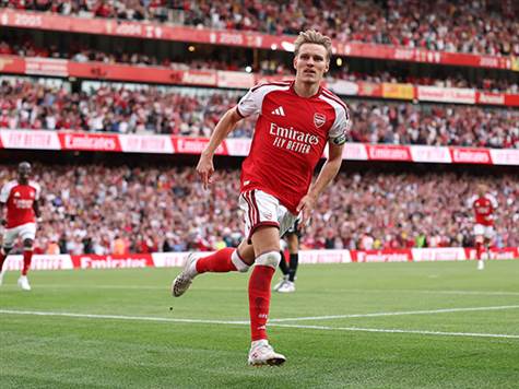 <strong>שער! ארסנל עלתה ל-1:2. המהפך הושלם (GETTY)</strong><br />
