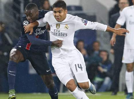 קאסמירו נחוש להגיע לכדור (getty)