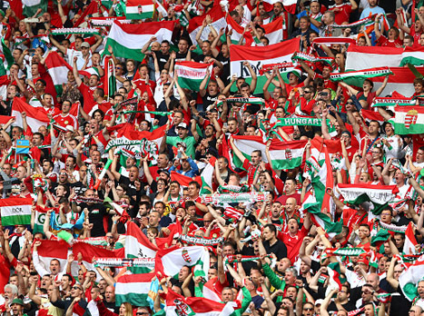 כמה שאוהדי הונגריה חיכו להגיע לטורניר גדול (gettyimages)