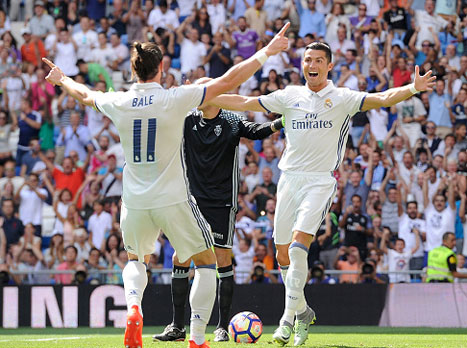 הנה עוד זווית לחגיגה של רונאלדו ובייל