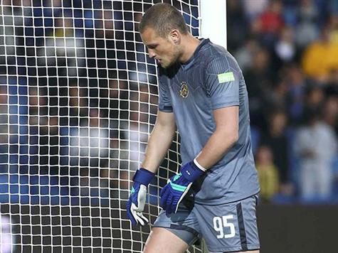 בפעם האחרונה שמכבי פיגרה 2:0 במחצית, היא חטפה 4:0 בקזחסטן מאסטנה. לפני כן, במחזור הפתיחה, היא הובסה 3:0 על ידי בית``ר, גם באצטדיון בנתניה (צילום: אלן שיבר)