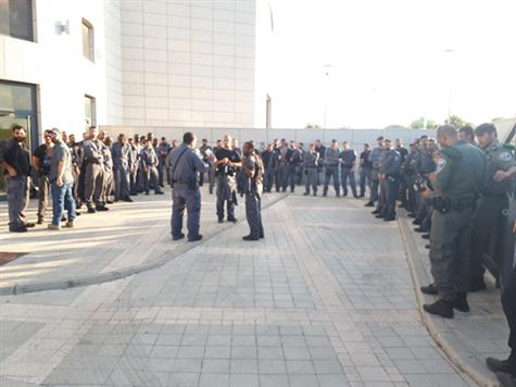 אבטחה כבדה לקראת הדרבי.