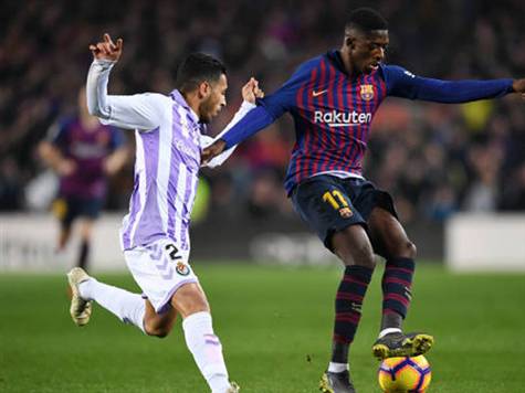 ההתמקדות של ויאדוליד במסי תשאיר לדמבלה הרבה מרווחים (David Ramos, Getty)