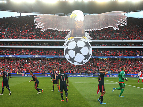 הקמע של בנפיקה. הנשר המפורסם של הפורטוגלים (getty)