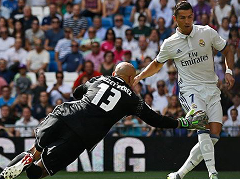 רגע השער של CR7. קיבל הכנה מצוינת מבייל ודחק בקלות