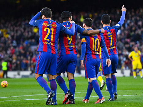 מסתדרים נהדר גם בלי ניימאר ואינייסטה (gettyimages)