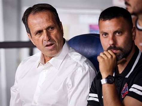 הפועל חיפה מתקשה להניע את העניינים כאן הערב ועד כה לא רשמה מצבים מסוכנים (מאור אלקסלסי)