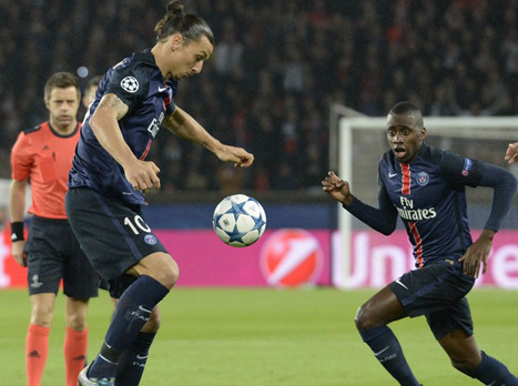 לא בא לידי ביטוי במחצית הראשונה. זלאטו (getty)