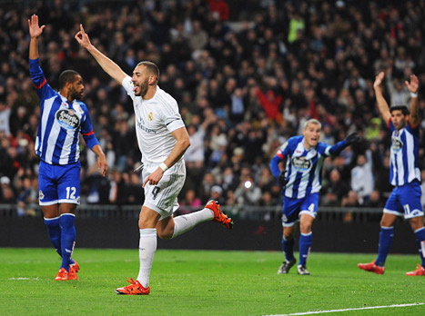 לא היה נבדל בגול של בנזמה