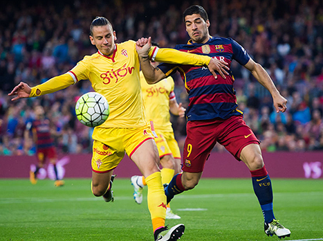 סוארס מחפש גול גם הערב (GETTY)